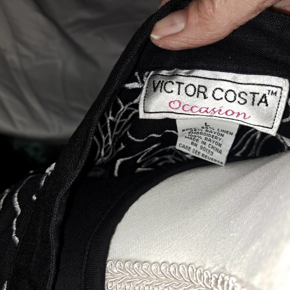 NWT- 3 PC Victor COSTA Embossed Jacket-Sport Savvy Pants & Shirt Large - Picture 7 of 9